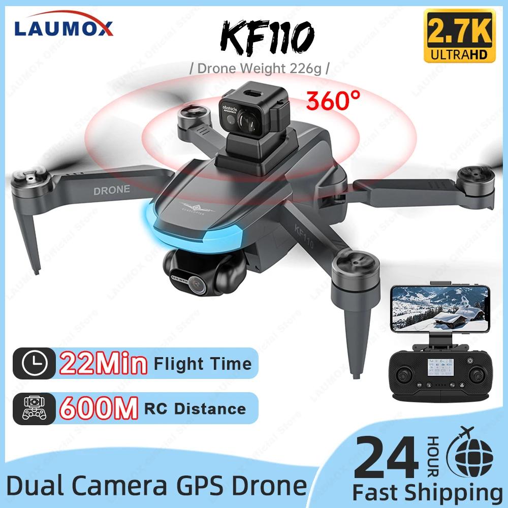 LAUMOX KF110 GPS   ī޶ 5G  , 360  ֹ ȸ, 240g ̽ 귯ø  RC 